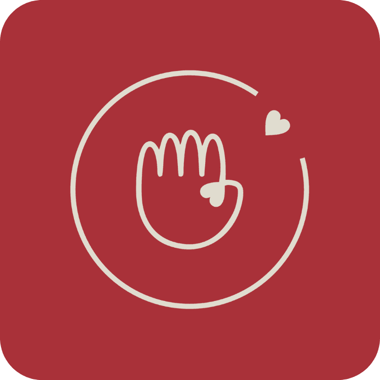 Alternative brand logo with red background, illustrated by Luisina Hernández Alternative brand logo with red background, illustrated by Luisina Hernández